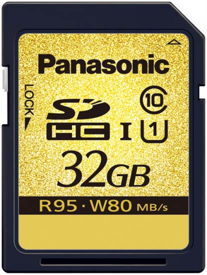 Новые карты памяти от Panasonic с индексом Class 10